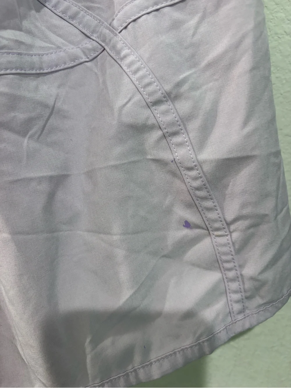 lululemon athletica Light Pink Athletic Shorts with Striped Waistband